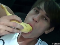 Banana Fun upon Car